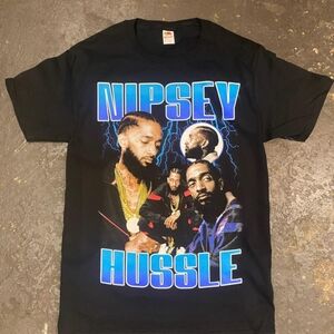 Black Nipsey Hussle Graphic Tee